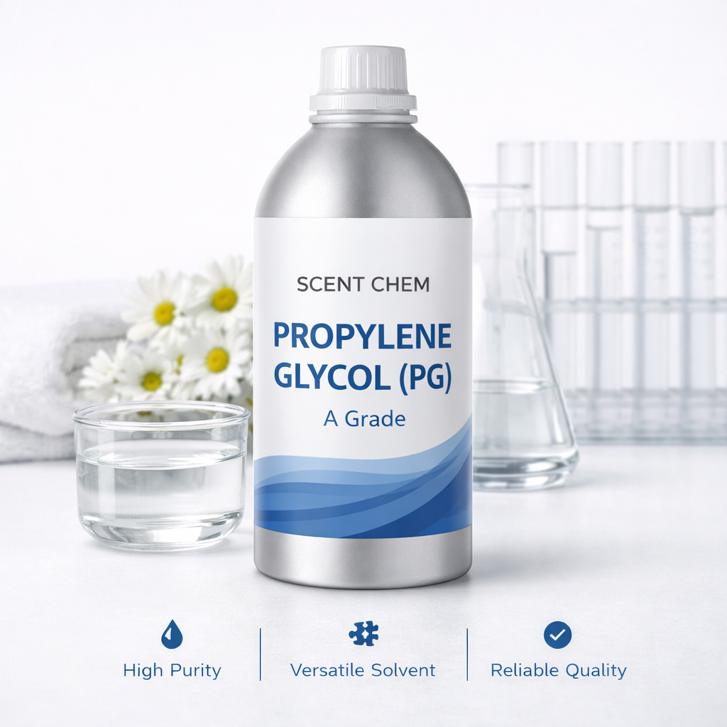PROPYLENE GLYCOL (PG) A Grade | Aroma Chemicals By Scent Chem PROPYLENE GLYCOL (PG) A Grade | Aroma Chemicals By Scent Chem